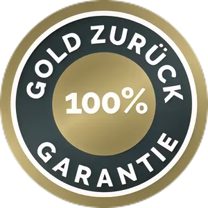 Siegel Gold zurück 100 Prozent Garantie