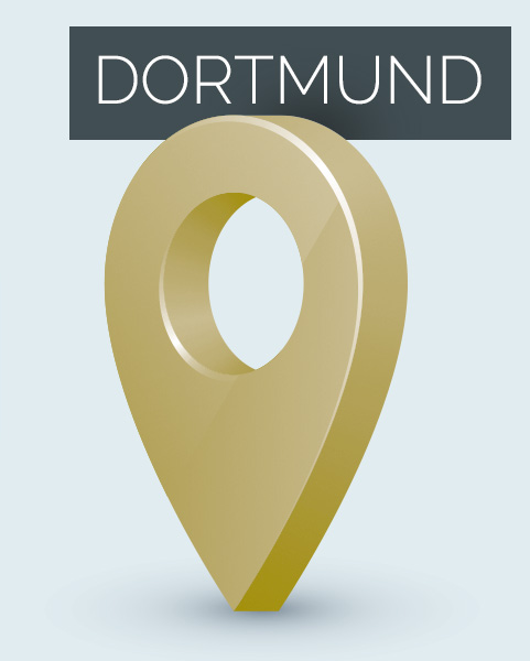Kartenpin fuer Dortmund
