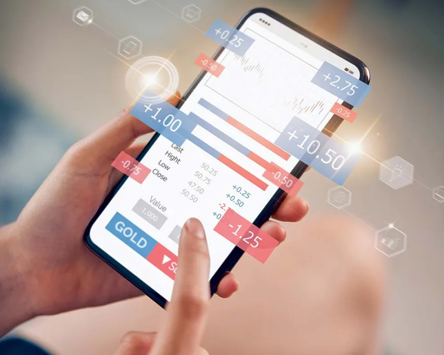 Goldrechner-App auf dem Smartphone